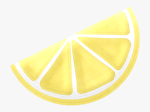 Пол дольки лимона