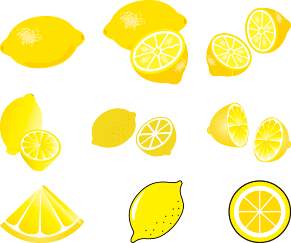 Лимон стикер