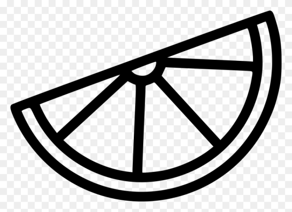 Долька лимона раскраска