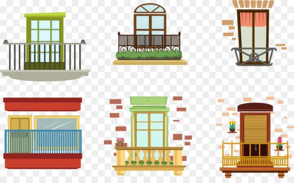 Балкон мультяшный