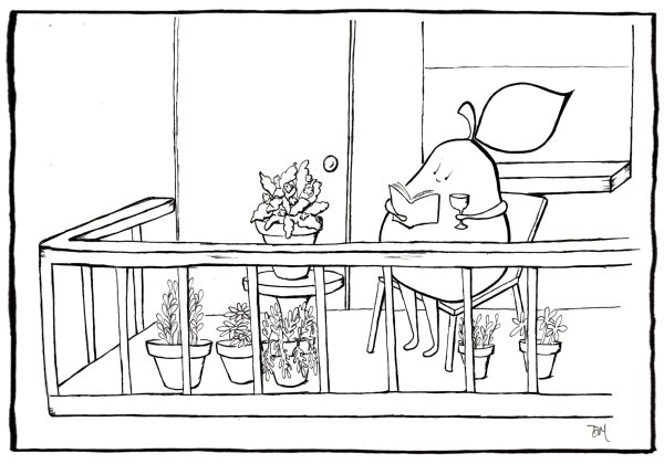 Балкон раскраска