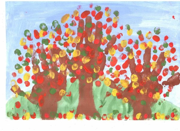 Пальчиковое рисование для детей