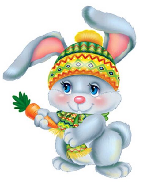 Новогодний зайчик для детей