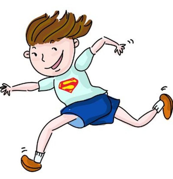 Бегущий человек мультяшный