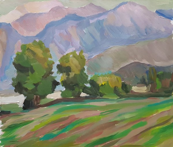 Световоздушная перспектива в пейзаже