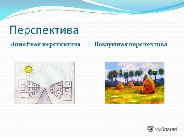 Воздушная перспектива и линейная перспектива