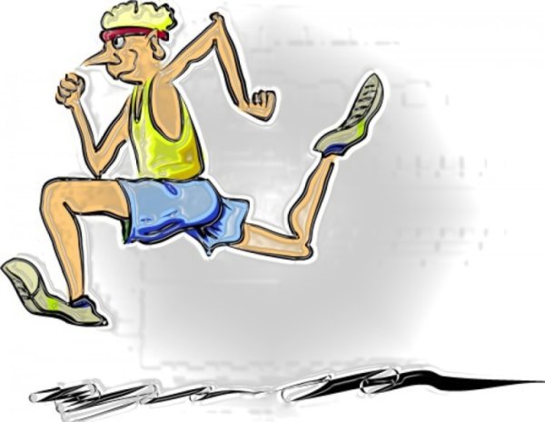 Бегун иллюстрация