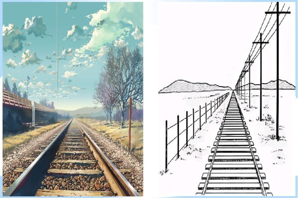 Воздушная перспектива и линейная перспектива