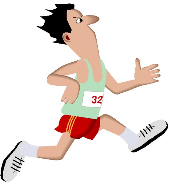 Бег мультяшный