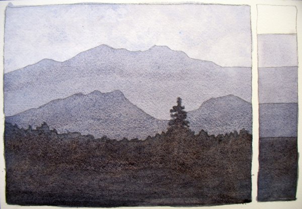 Воздушная перспектива цветоведение