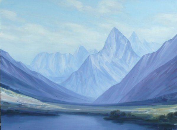 Воздушная перспектива в пейзаже