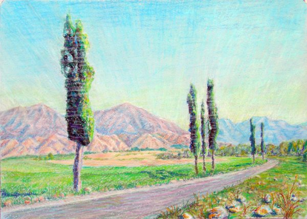 Воздушная перспектива в пейзаже