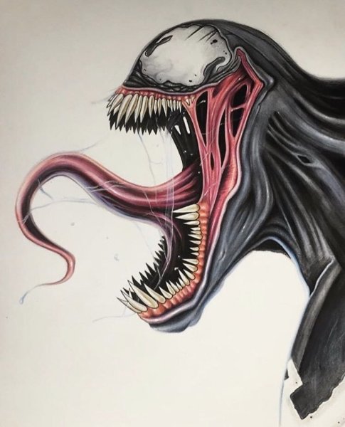 Веном для срисовки