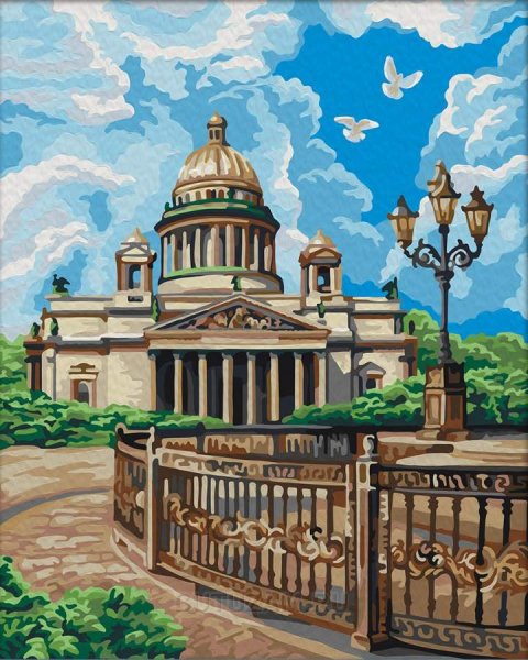 Исаакиевский собор в Санкт-Петербурге Графика