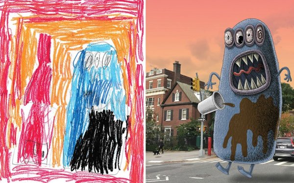 Странные детские рисунки