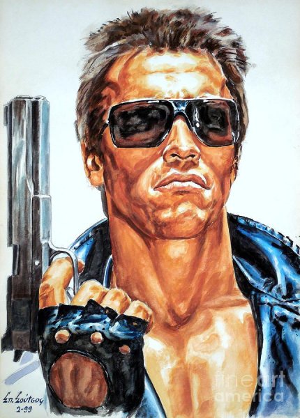 Арнольд Шварценеггер Терминатор Постер