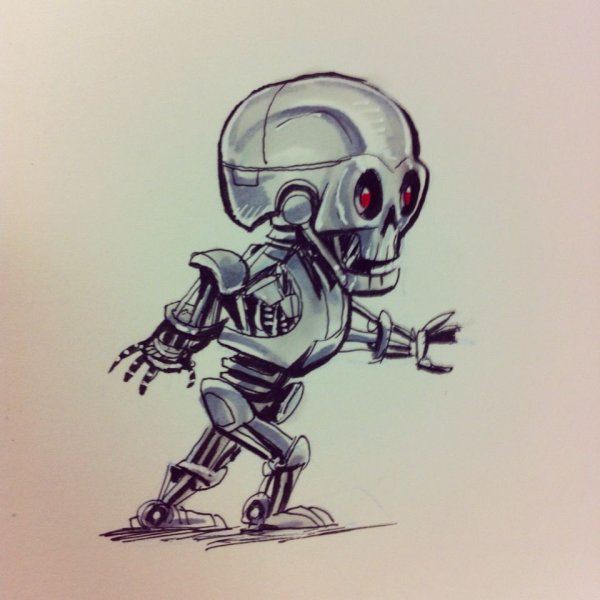 Терминатор мультяшный