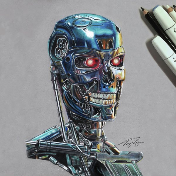 Тату Терминатор т800