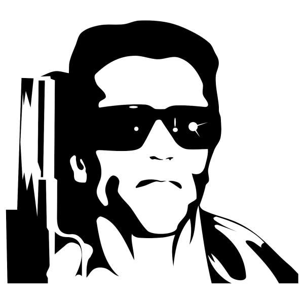 Арнольд Шварценеггер силует