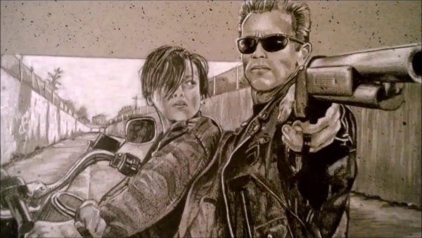 Терминатор карандашом