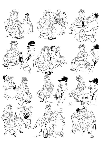 Датский художник карикатурист Херлуф Бидструп