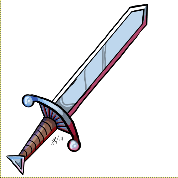 Меч мультяшный