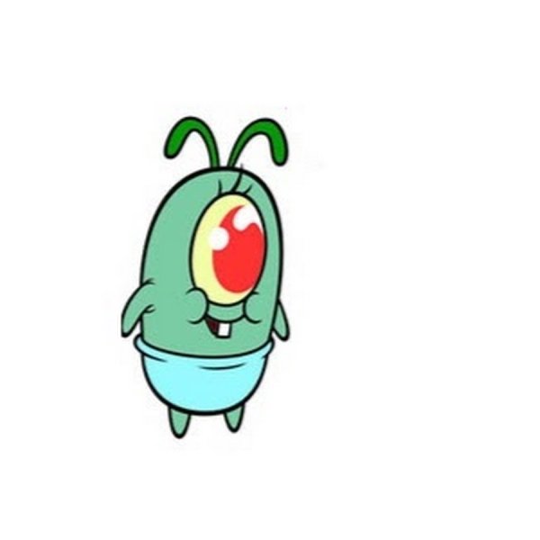 Планктон из Спанч Боба раскраска