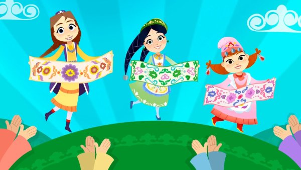 Костюм Татаров национальный разукрашка