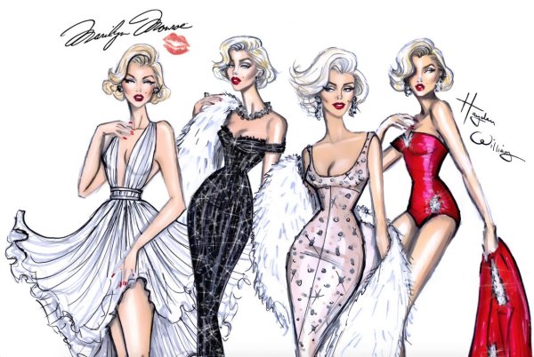 Эскизы одежды Хайден Уильямс