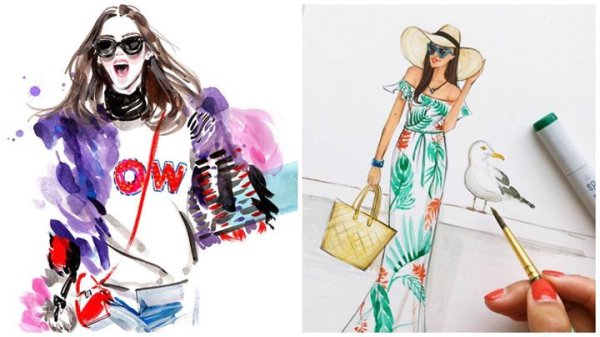 Фэшн иллюстрация