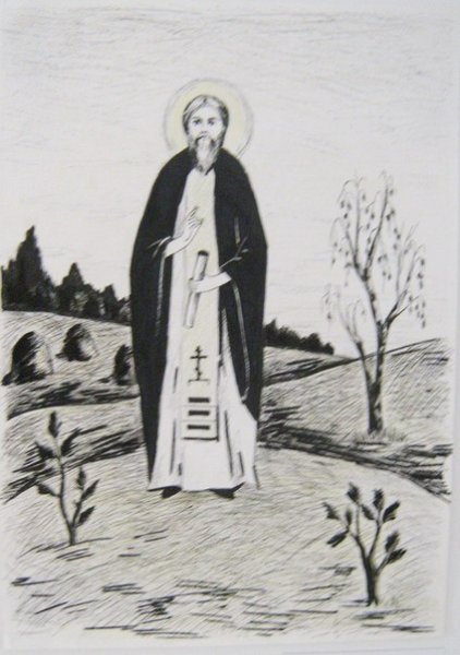 Преподобный Сергий Радонежский рисунки детей