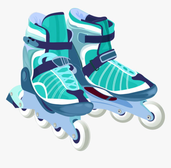 Ролики на прозрачном фоне