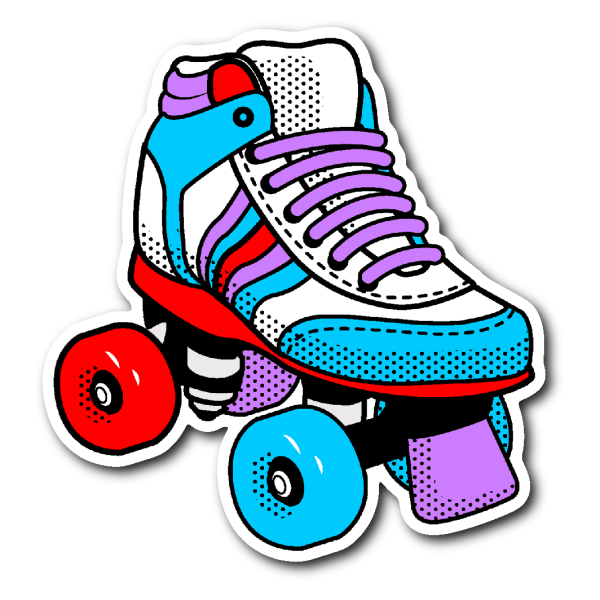 Роликовые коньки Стикеры