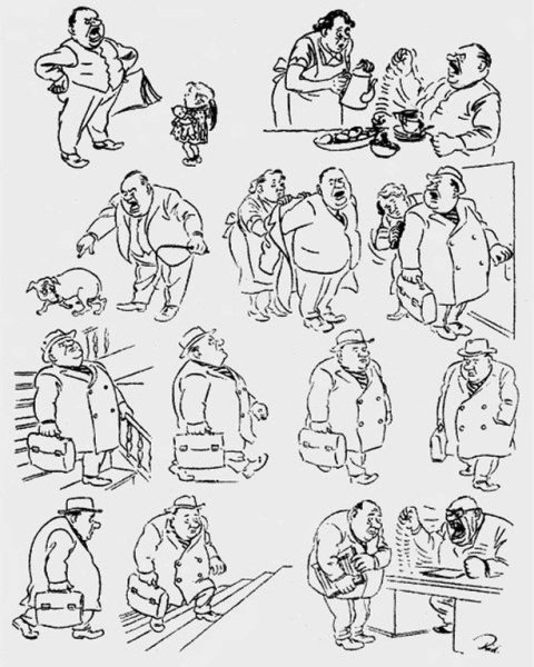 Художник-карикатурист Херлуф Бидструп