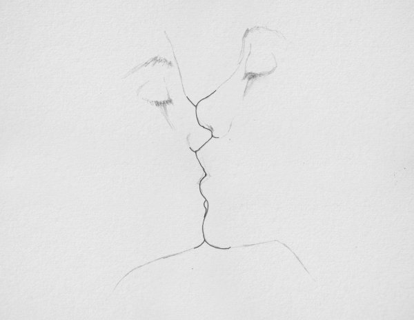 Зарисовки поцелуй