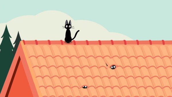 Крыша мультяшная