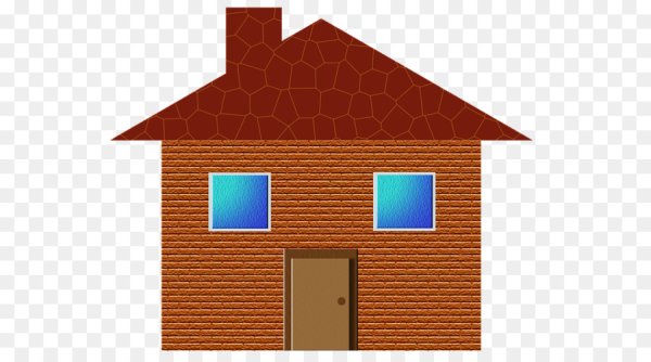 Кирпичный дом мультяшный