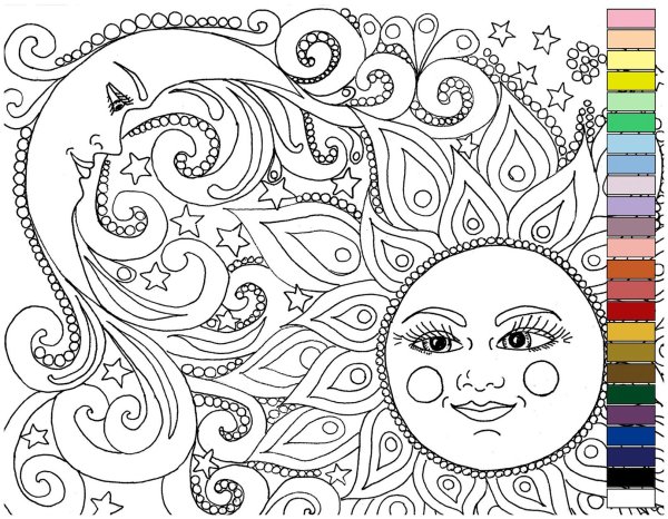 Раскраска антистресс