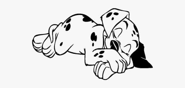 Далматинец трафарет