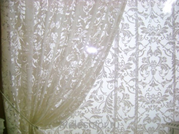 Тюль с узором