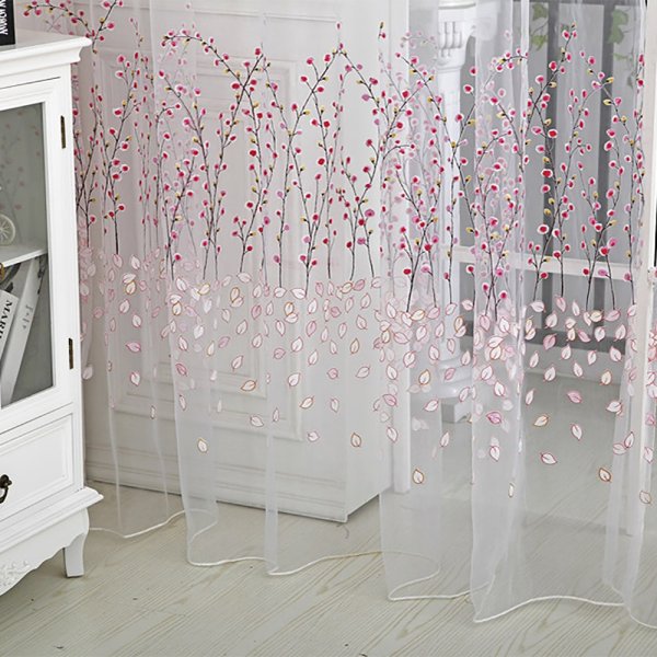 Тюль с узором