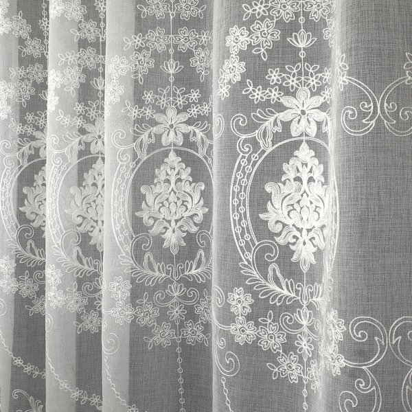 Тюль с узором