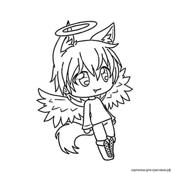 Гача лайф для срисовки