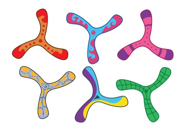 Бумеранг векторное изображение