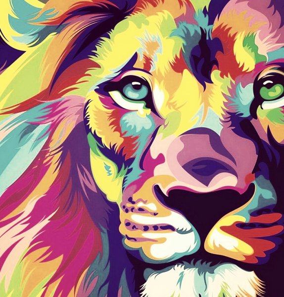 Радужный Лев mg2034