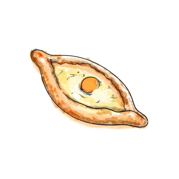 Хачапури иллюстрация вектор