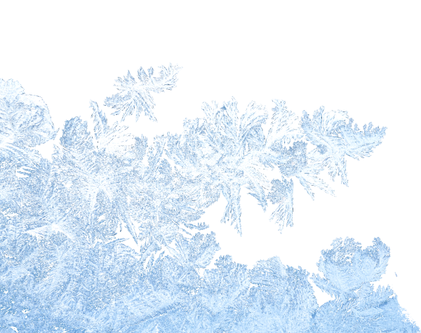 Морозные узоры на окне