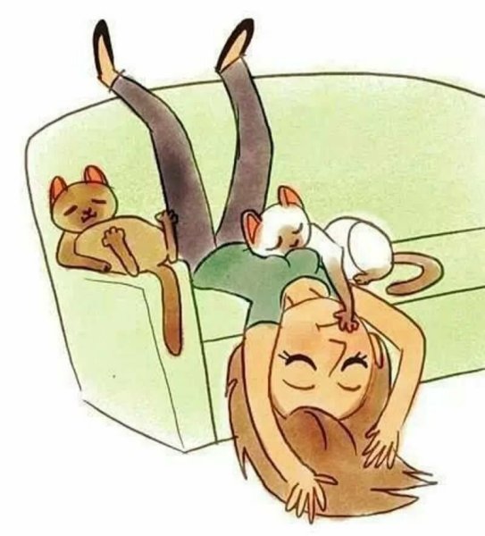 Девушка ленится