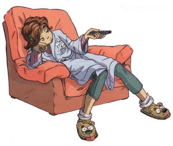 Лень в виде рисунка