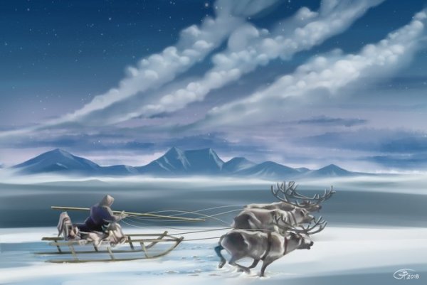 Север иллюстрации